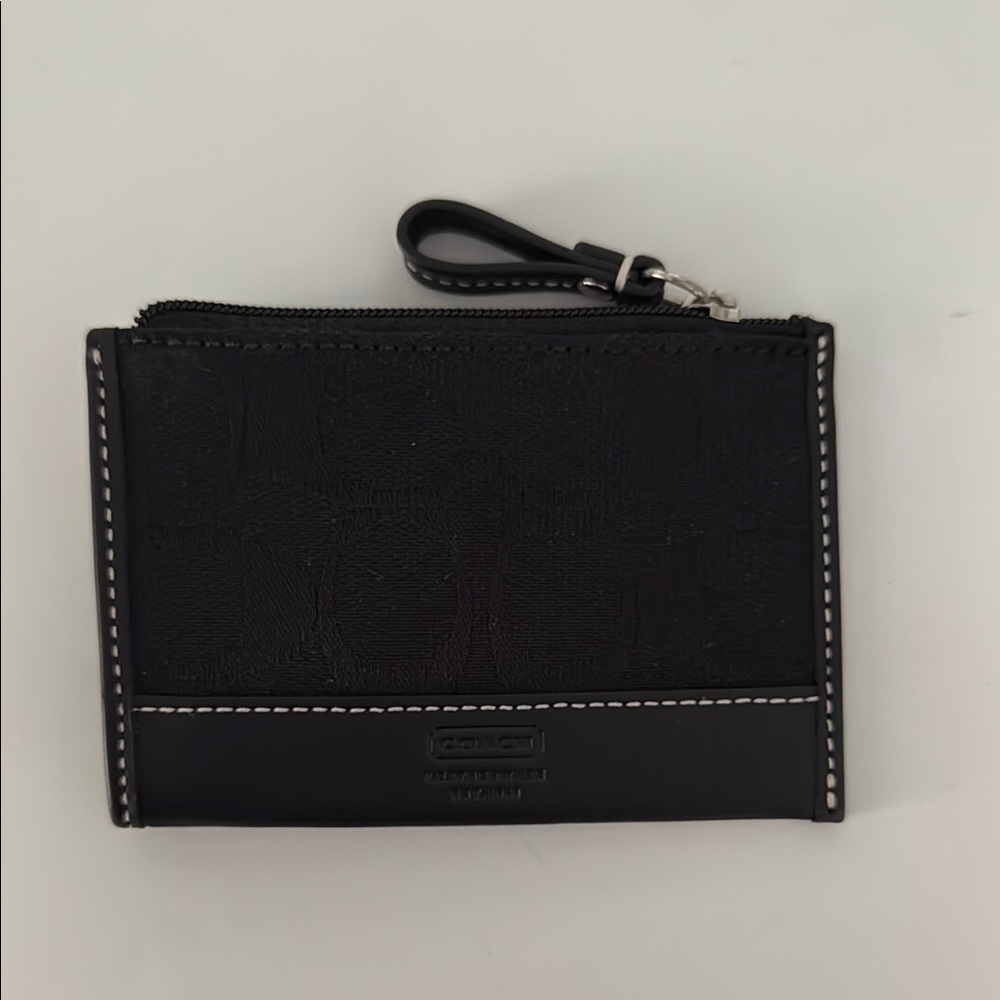 Coach Black Leather Wallet